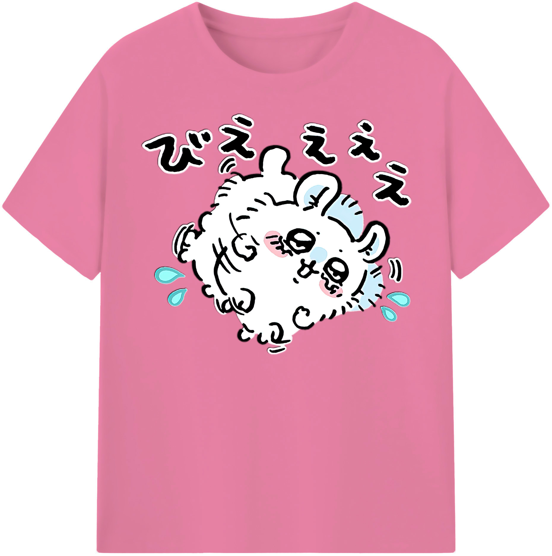 （画像用） ちいかわ モモンガ Chii-kawa Momonga 綿100％半袖Tシャツ（フロントプリント）